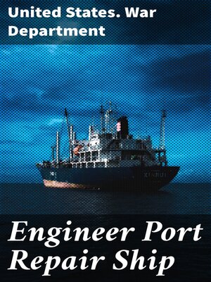 cover image of Engineer Port Repair Ship